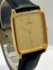 Pre-Owned Citizen Forma Quartz Square Watch Gold Dial