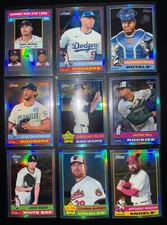 2025 TOPPS HERITAGE CHROME REFRACTOR PARALLEL  (RC, STARS, HOF) -WHO DO YOU NEED