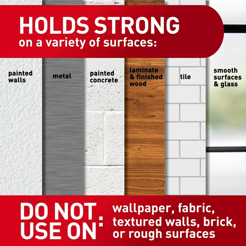 Подвесные полоски для картин 20 фунтов XL — 16 пар, настенные крючки без повреждений - Изображение 4 из 4