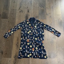 45R 45rpm Nautical Print Dress Navy Size 3 Made in Japan