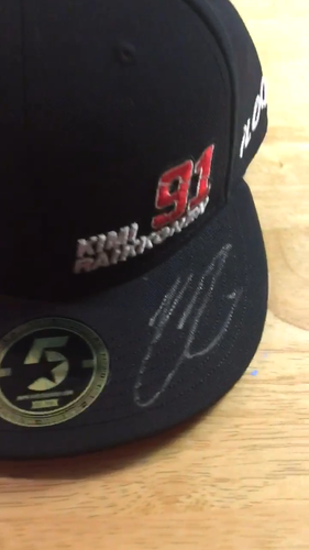 Kimi Räikkönen Signed Trackhouse Project 91 Hat – NASCAR COTA 2022 Debut – Auto - Video 1 of 1
