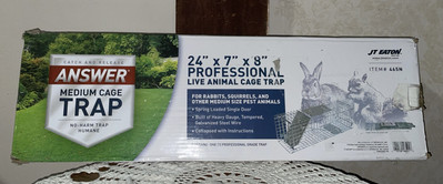 TRAP:  Catch And Release Answer Med. Cage Trap, JT Eaton Item #465N Reg $119.99