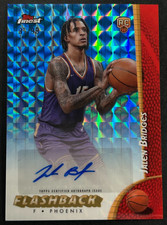 2024-25 Topps Finest - Jalen Bridges #FBA-JBR Phoenix Suns - RC Blue AUTO /99