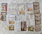 Vintage Hasbro GI JOE ARAH Blueprints File Cards Decals Brochures 1980s LOT