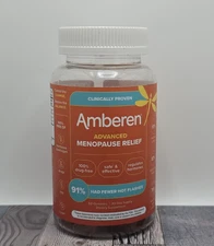 Amberen Advanced Menopause Relief 60 gummies * SEALED Exp 9/2026