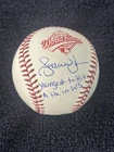 ANDRUW JONES SIGNED YOUNGEST TO HIT A HR IN WS 1996 WS BASEBALL JSA COA BRAVES