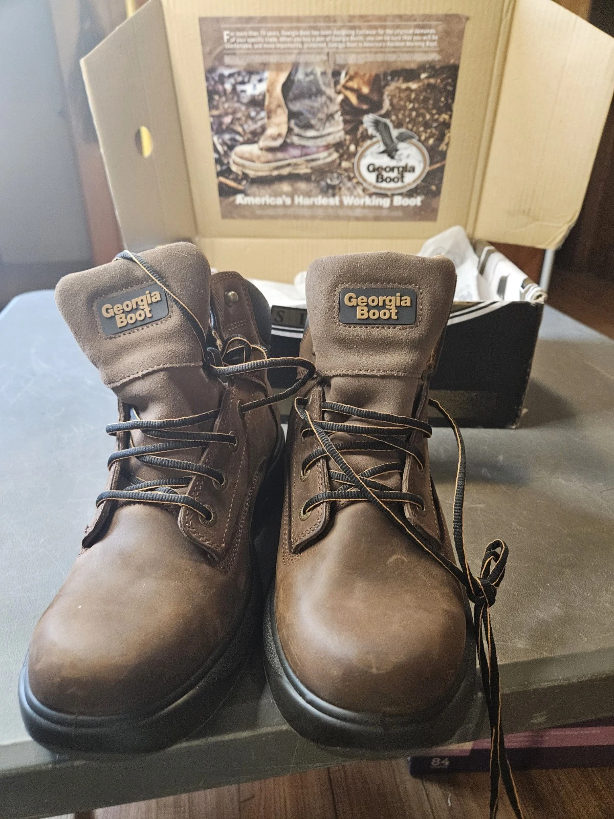 Georgia Boot Mens 10W In Box 6 In Hiking Boot G6544 Water Proof Nice