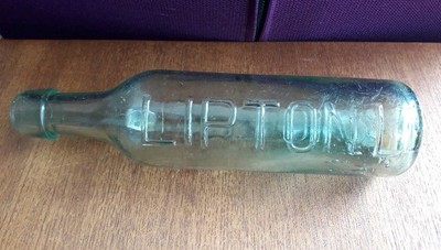 LIPTONS Ltd antike viktorianische geprägte Flasche 