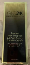 Express Non-Surgical Anti-Aging Facelift Cream with 24k Gold & Hyaluronic Acid