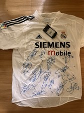 Real Madrid Autographed Jersey 