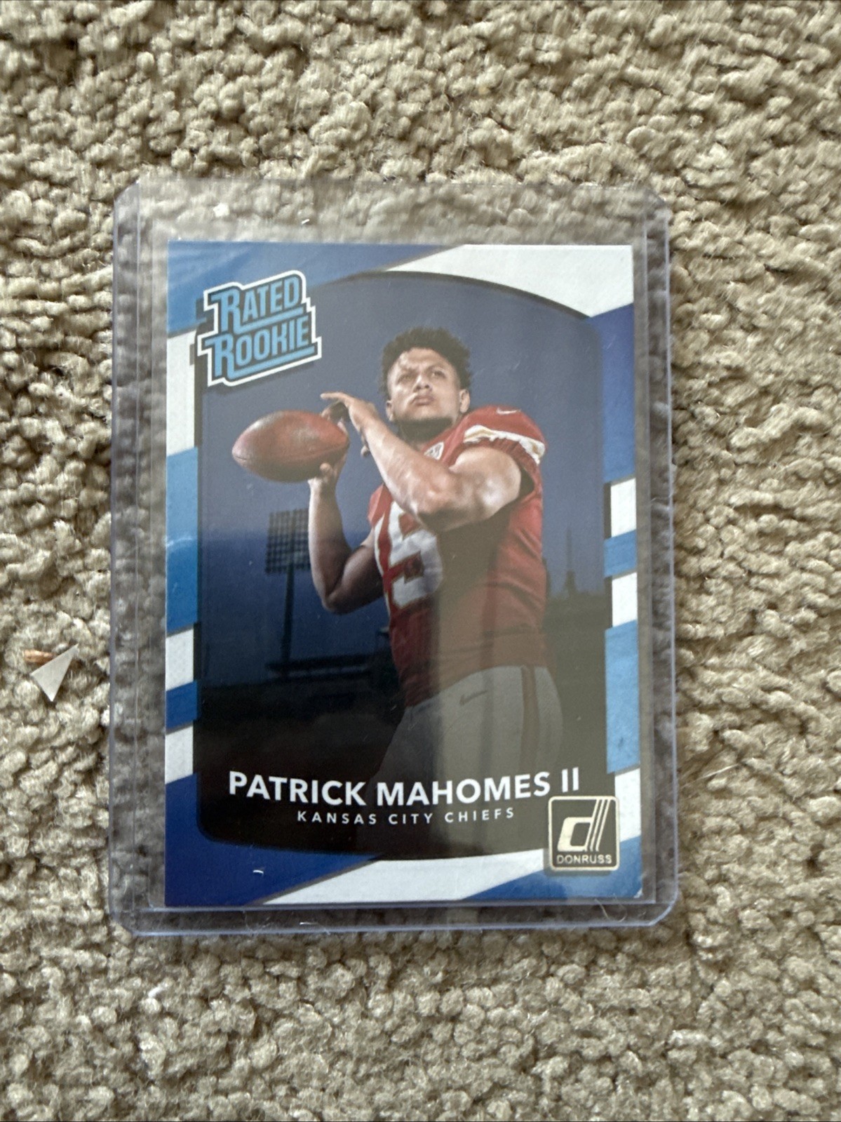 2017 Panini Donruss - Rated Rookie Patrick Mahomes II #327 (RC)