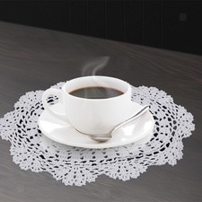 Crochet Cotton Lace Doily Table Placemats Doilies Mats,