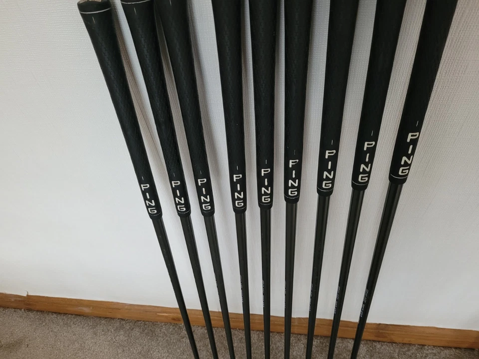 Ping G2 Irons / 3-PW + SW / Blue Dot / Stiff Flex Ping TFC 100 Shafts,9 clubs RH - Image 4 of 4