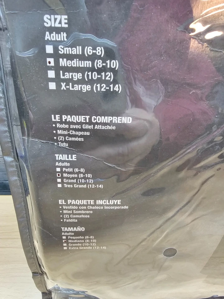 DISFRAZ LIZZIE BORDEN DAMA VICTORIANA DE LUJO - DISFRACES CALIFORNIA - TALLA M - NUEVO Foto 3 de 4