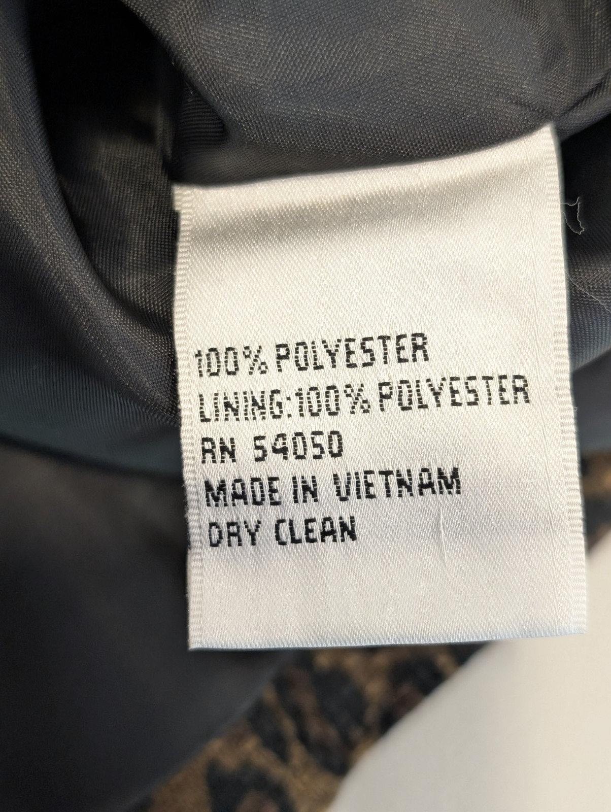 LE SUIT Womens BLACK BRONZE 2PC ANIMAL PRINT SKIRT SUIT SZ 4P Lined NWT