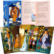 Wyspell Tarot Cards: Pantheon Tarot Deck with Guide Book - Unique Card Deck for