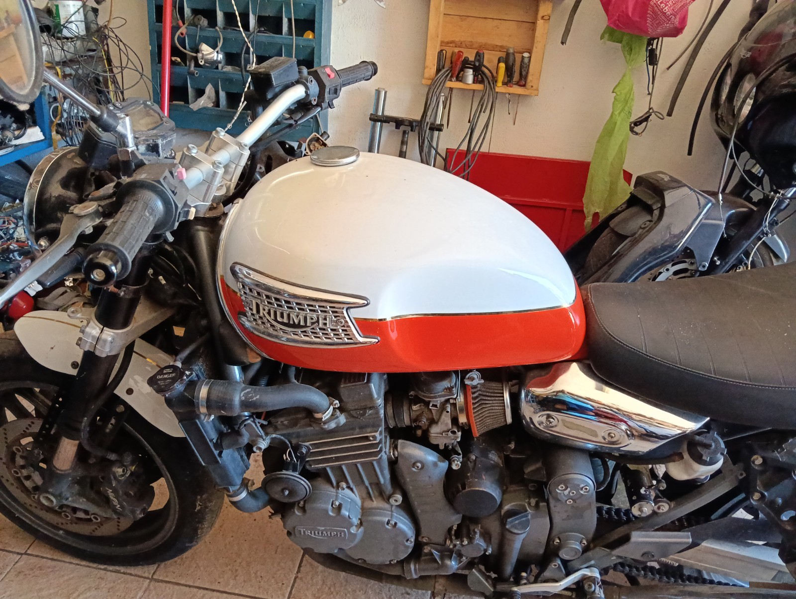 TRIUMPH SERBATOIO ALLUMINIO THUNDERBIRD LEGEND SPORT  GAS TANK 885