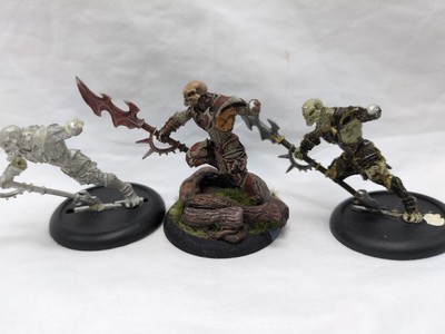 (3) *Incomplete* Warmachine Hordes Minions Totem Hunter Miniatures