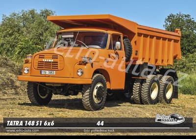 Postkarte TRUCK Nr. 44 - TATRA 148 S1 6x6