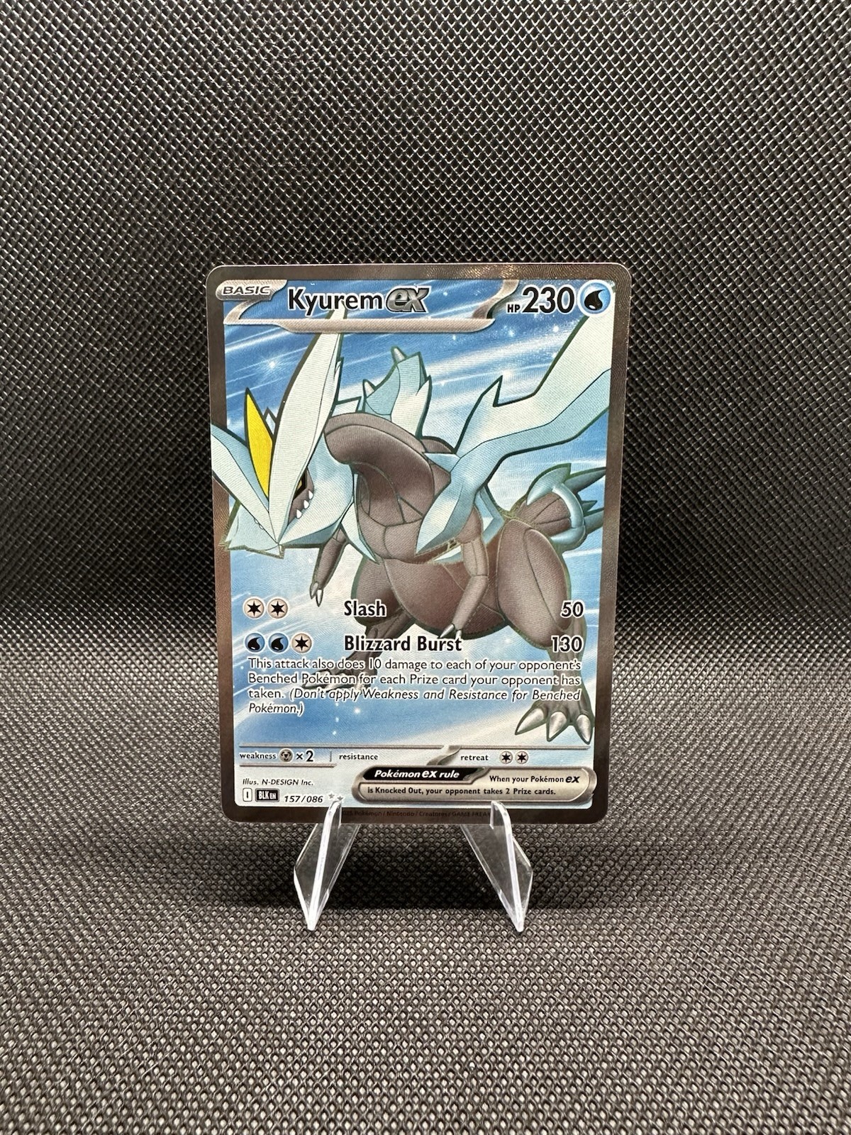 Kyurem ex - 157/086 - SV: Black Bolt NM Pokemon Card