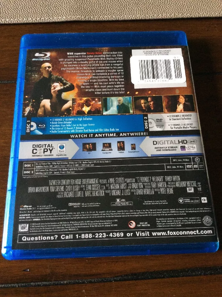 12 Rounds 2 Reloaded DVD Randy Orton