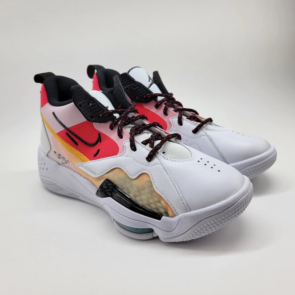 Nike Jordan Zoom 92 Women s Size 10 White Black Siren Red Yellow