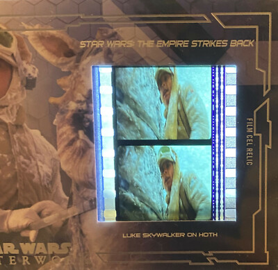 STAR WARS 2017 TOPPS MASTERWORK FCR-10 FILM CEL RELIC LUKE SKYWALKER ON HOTH