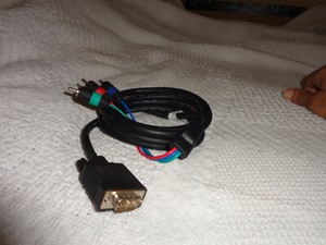 vga rca cable 14 pin 6ft. hd15 male to analog
