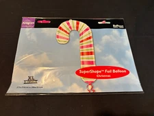Anagram Christmas Candy Cane Helium Balloon Party Decoration Refillable