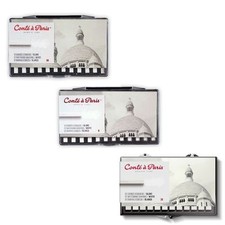 Conte a Paris Carres Sketching Sets 12 White Crayons HB, B or 2B