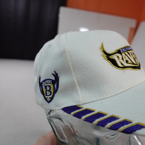 Vintage Baltimore Ravens Sports Specialties Hat Snapback White Plain Logo Cap - Picture 5 of 20