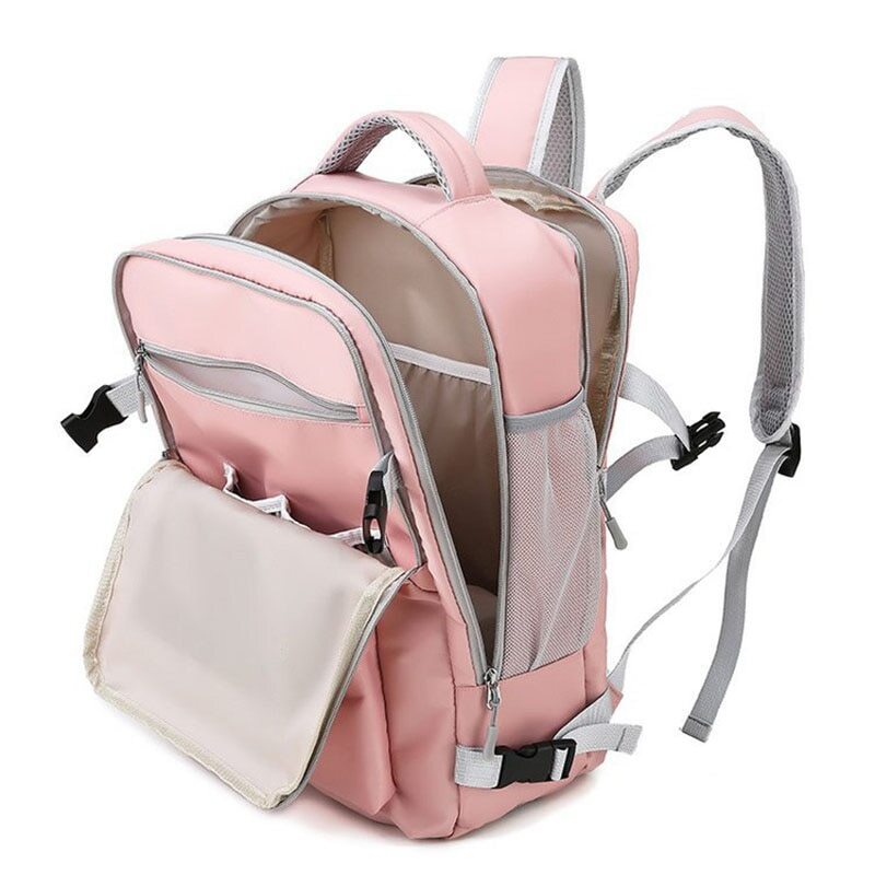 Travel Backpack Bag Shoes USB Charging Mother and Baby Bag-image