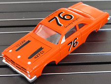 Ford Fairlane Orange Stock Car JL TJet HO SlotCar BODY for AURORA autoworld DASH