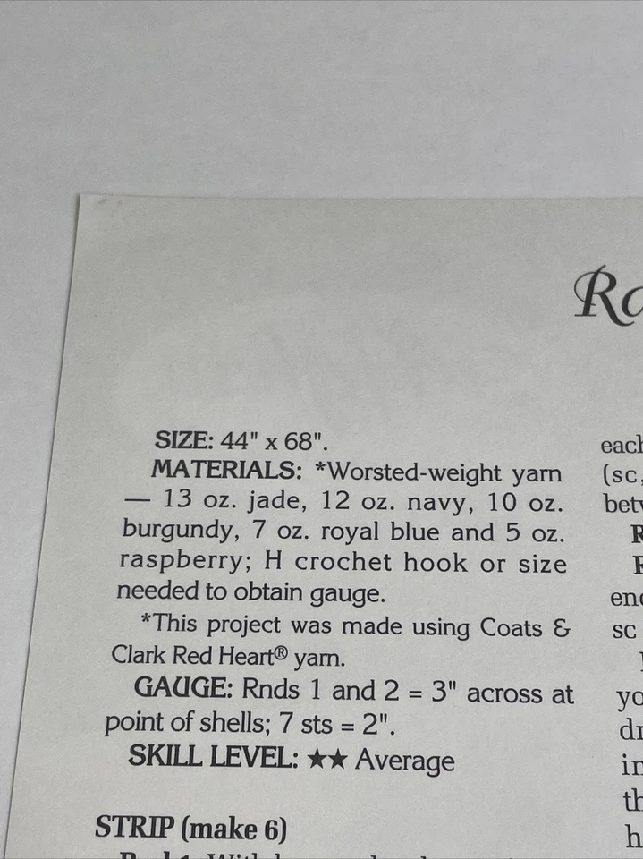 Radiant Ripples Afghan Mile A Minute Crochet Pattern Needlecraft Shop - Image 3 of 4