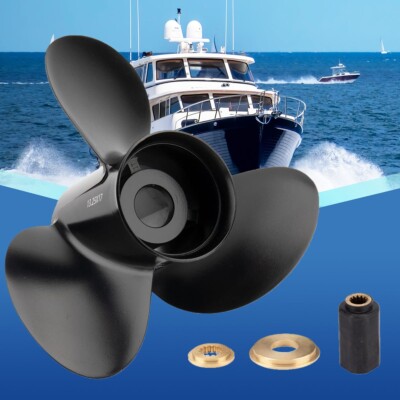 13 1/4 x 17 Boat propeller  fit Evinrude 40-140HP 13 Spline Tooth No.765183,RH
