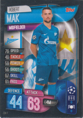 Topps Match Attax Champions League 19 20 2019 2020 ZEN11  Robert Mak Basis Karte