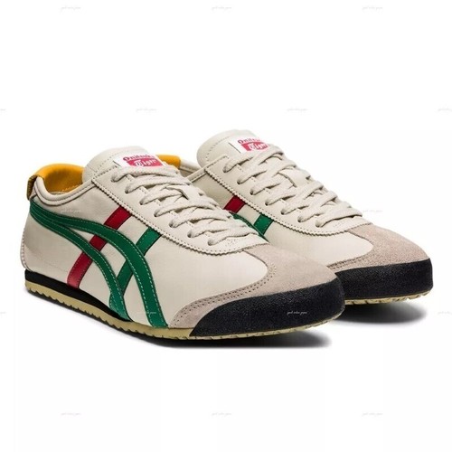 NIB Onitsuka Tiger MEXICO 66 1183C102 Beige/Grass Green Unisex Sneakers Shoe - Picture 43 of 71