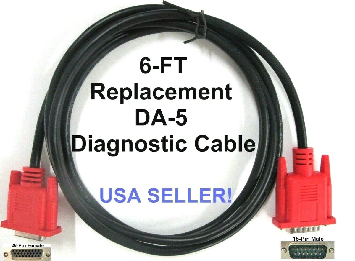 Replacement DA-5 Data Cable Connects OBD1 Adapters to the newer