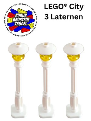 LEGO 3x Laterne City 11062 Support Lamp  Base Lantern Flutes 10255 10232 10297