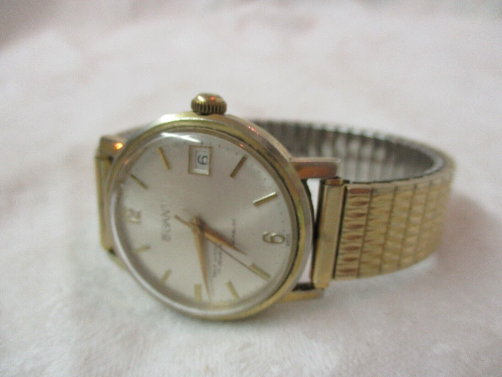 Vintage LeGant Men's Incabloc Self Winding Wrist Watch 17 Jewels Runs