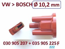 Zündverteilerkappe + Zündverteilerläufer VW POLO (6N1) 60 1.4 1.6