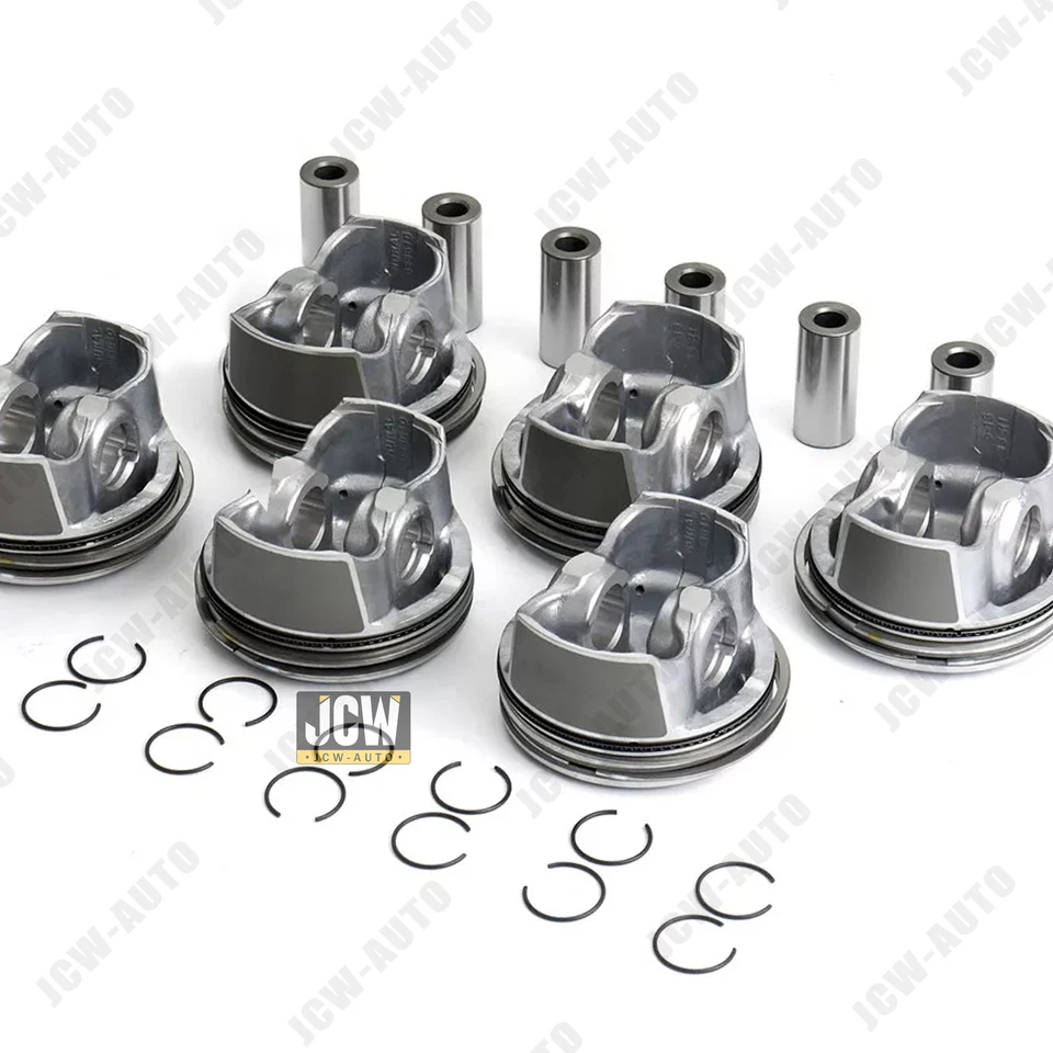 Juego de pistones mahle 2720301018 para Mercedes-Benz E280 C300 GLK300 3.0 V6 Foto 2 de 4