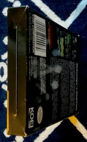 Nobunaga's Ambition NES NR MINT CIB 1989 Nintendo Complete In Box W All Inserts!