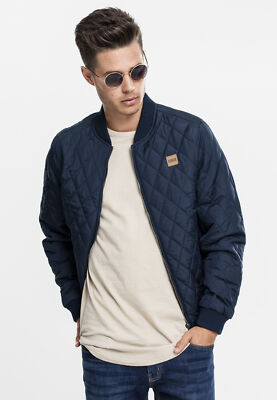 Urban Classics Herren Jacke Diamond Quilt Nylon Übergangsjacke 