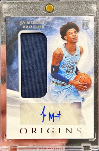 2019-20 Panini Origins Ja Morant RPA Rookie Patch Jersey Auto Card RC #153