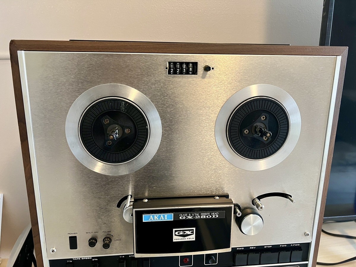 AKAI GX-280D 3-HEAD 3-MOTOR REEL TO REEL TAPE DECK/RECORDER AKAI GX-280D 3-HEAD 3-MOTOR REEL TO REEL TAPE DECK/RECORDER