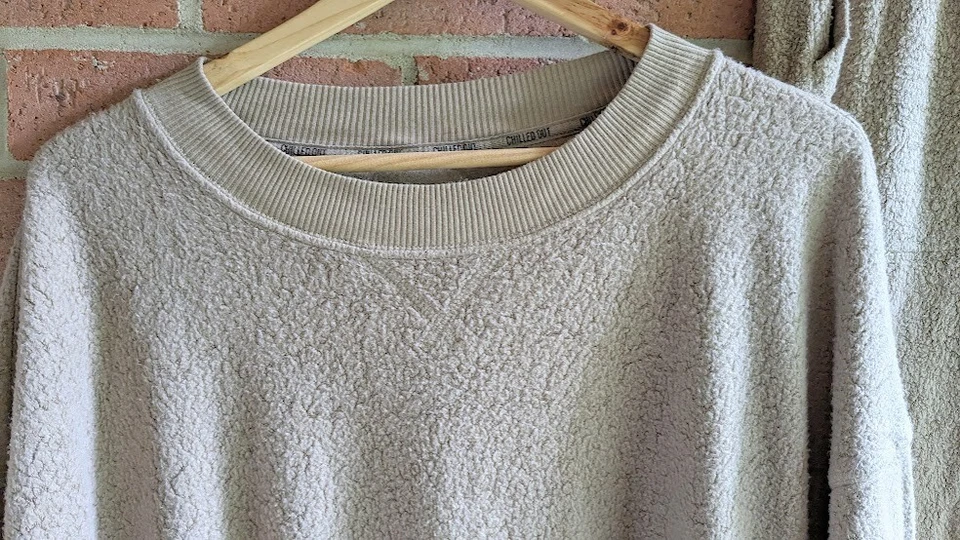 Aria Womens 2Pc Fluffy Teddy Fleece Pajama Set Sz M Long Comfy Lounge Minimalist - Image 4 of 4