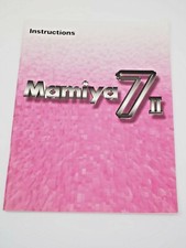Mamiya 7 II Instruction Manual