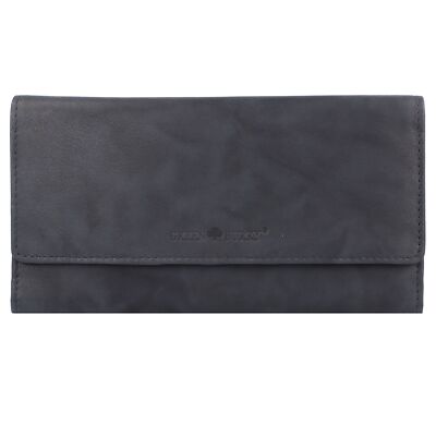 Greenburry Basic Geldbörse RFID Leder 19cm #GB-1880 (nightblue)