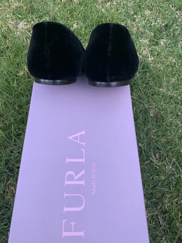 FURLA Women Ballet Embelished Flats Sz 38 Be Seen In Comfort & Celebration - Image 4 of 4